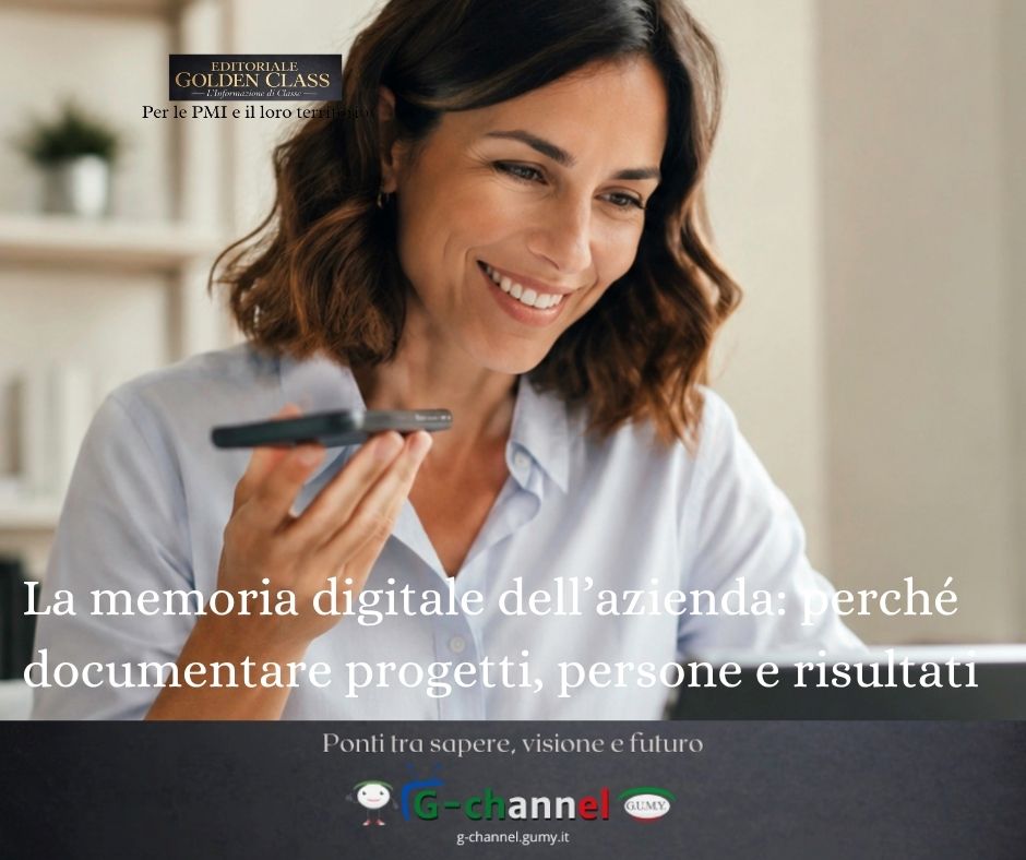 La memoria digitale dell’azienda: perché documentare progetti, persone e risultati